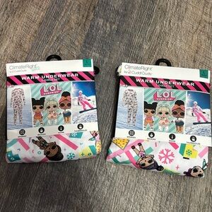 2 set warm underwear for girls